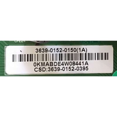 KIT DE TARJETAS SHARP / MAIN 9LE363901520395 / 3639-0152-0150 / 0171-2271-5411 / FUENTE 9LE50006050560 / 0500-0605-0560 / FSP074-1PSZ03S / PANEL T390HVN04.0 / MODELO LC-39LE551U - Imagen 3